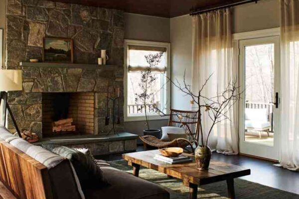 How to decorate a modern rustic living room