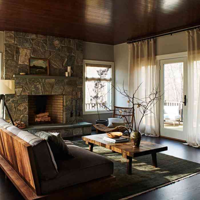 How to decorate a modern rustic living room