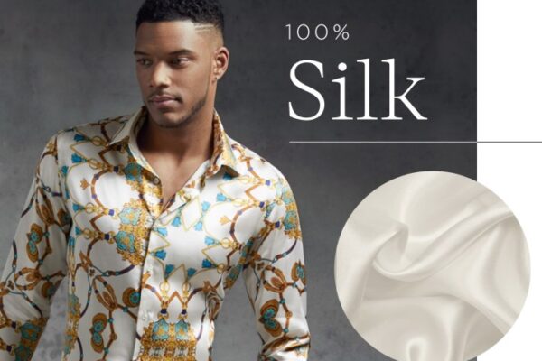 Silk dress shirt shirts mens men please