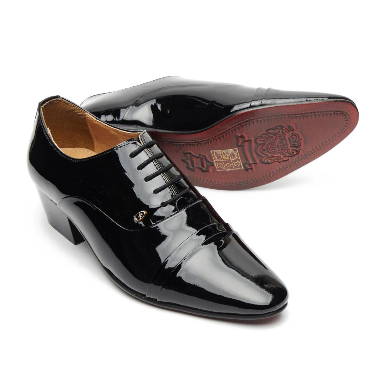 Mens heeled dress shoes