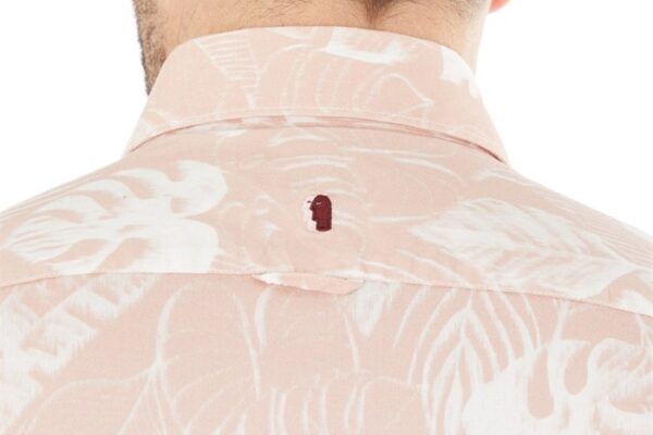 Blush pink mens dress shirt