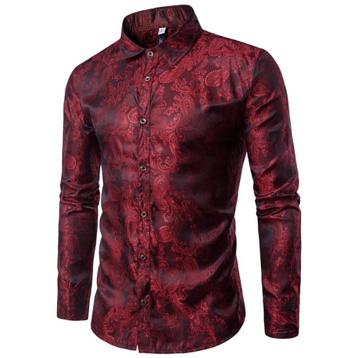 Long sleeve dress shirts for men