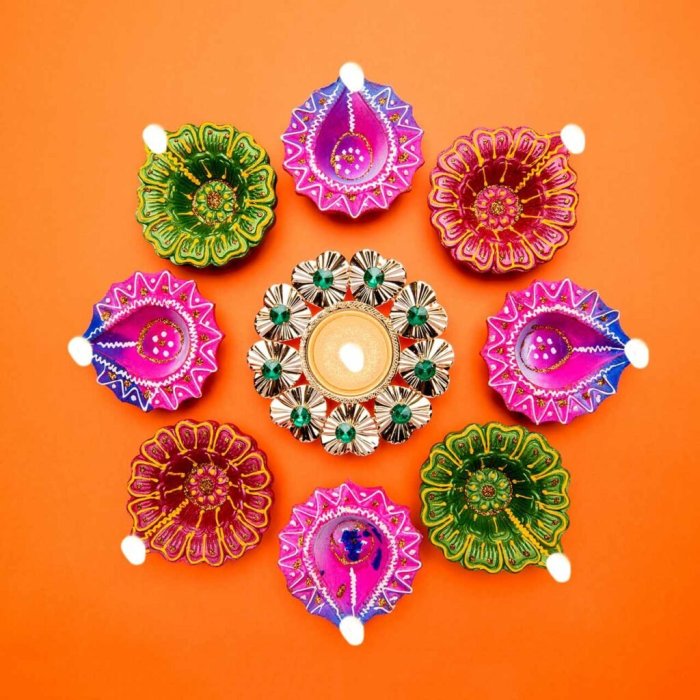 How to make diwali decoration material