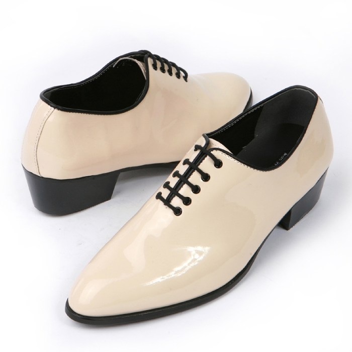 Mens heeled dress shoes