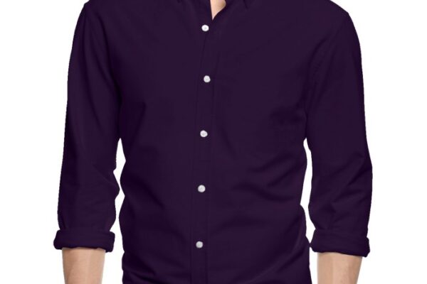 Men's button down collar dress shirt